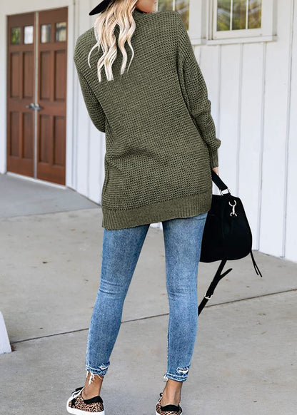 Cable Knit Longline Cardigan