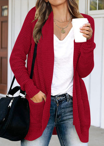 Cable Knit Longline Cardigan