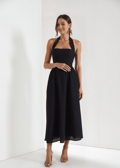 Caden – Effortless Halter Maxi Dress