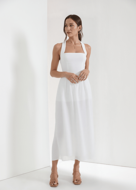 Caden – Effortless Halter Maxi Dress