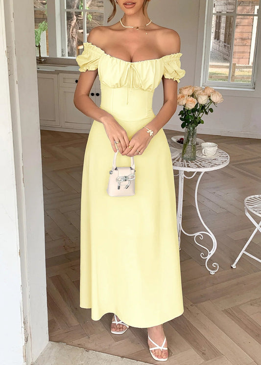 Ivory Empire Guest Dress