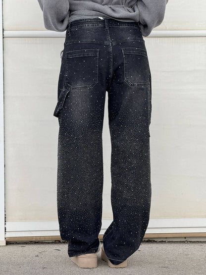 Starlit Shine Balloon Carpenter Denim Jeans