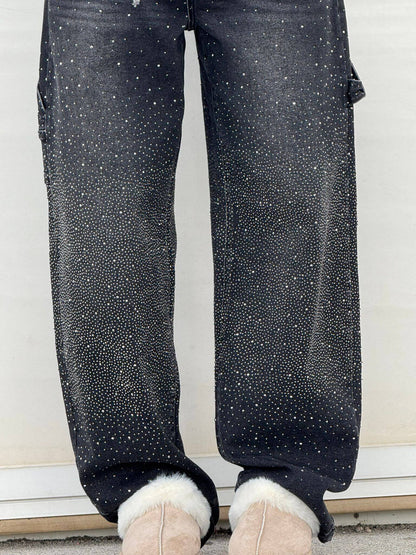 Starlit Shine Balloon Carpenter Denim Jeans