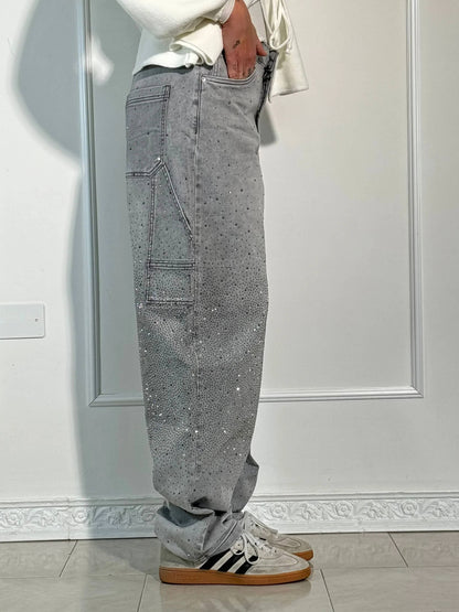 Starlit Shine Balloon Carpenter Denim Jeans