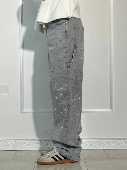 Starlit Shine Balloon Carpenter Denim Jeans