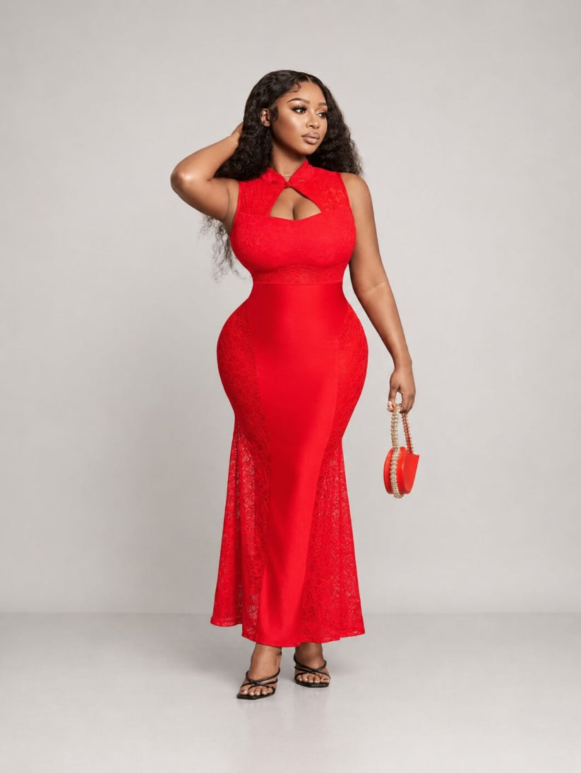 Red Empress Mermaid Dress