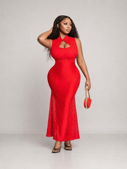 Red Empress Mermaid Dress