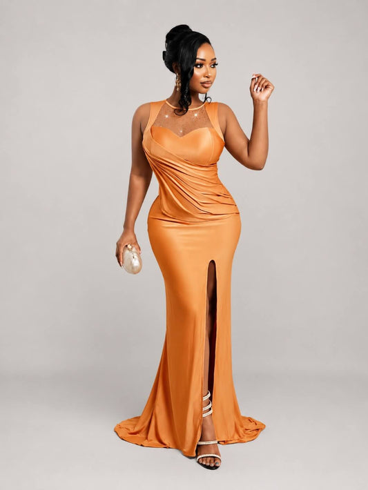 Redwood Drape Mermaid Gown