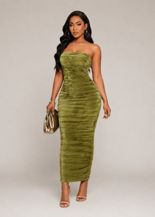 Sage Glow Bodycon