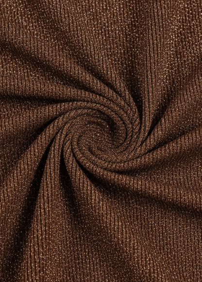 Cocoa Spark Halter Dress